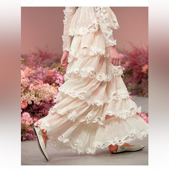 The Luminous Embroidered Gown from Spring 21. - Picture 2 of 4